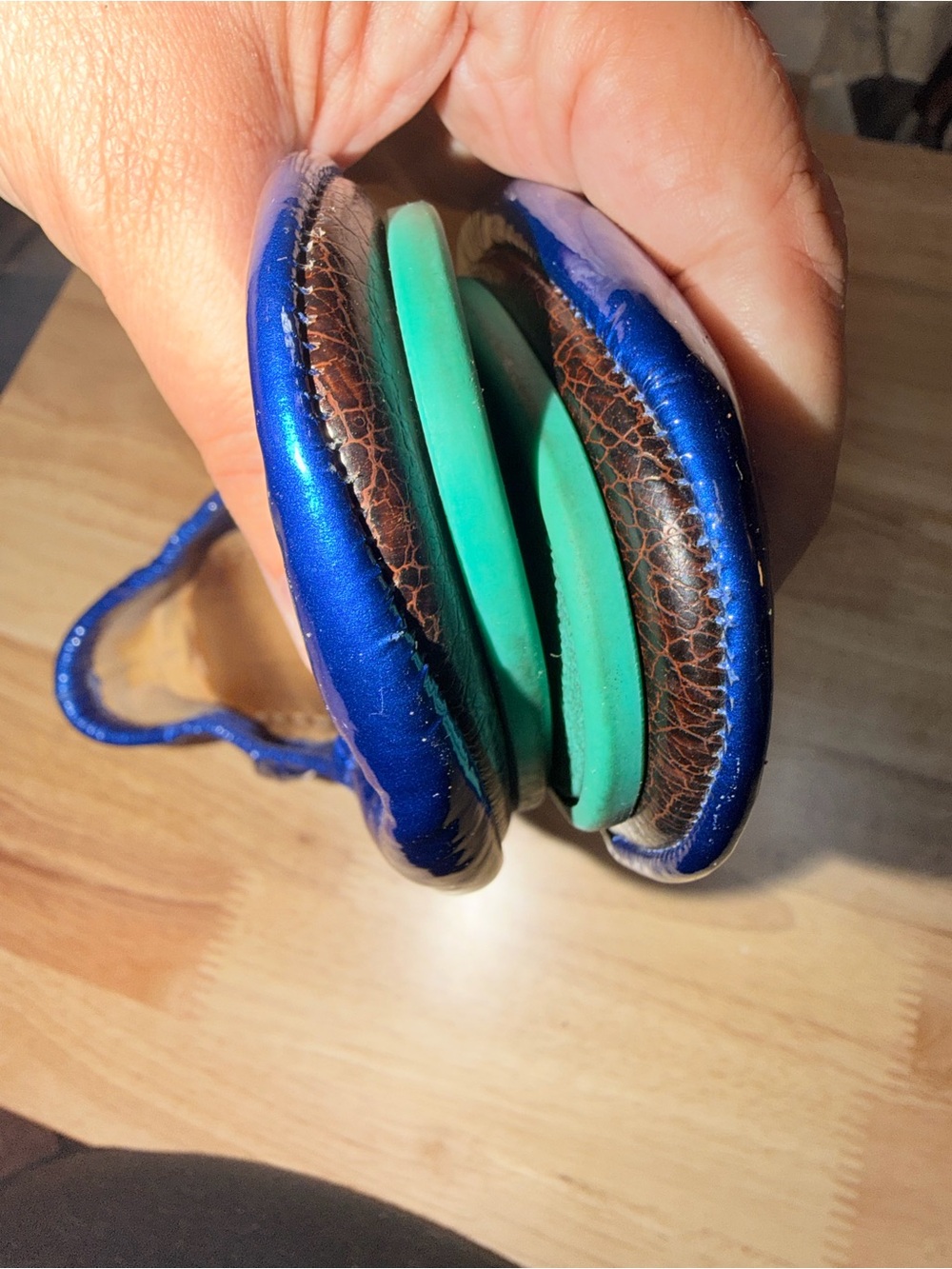 Tieks Sapphire Blue Flats - Picture 6 of 7